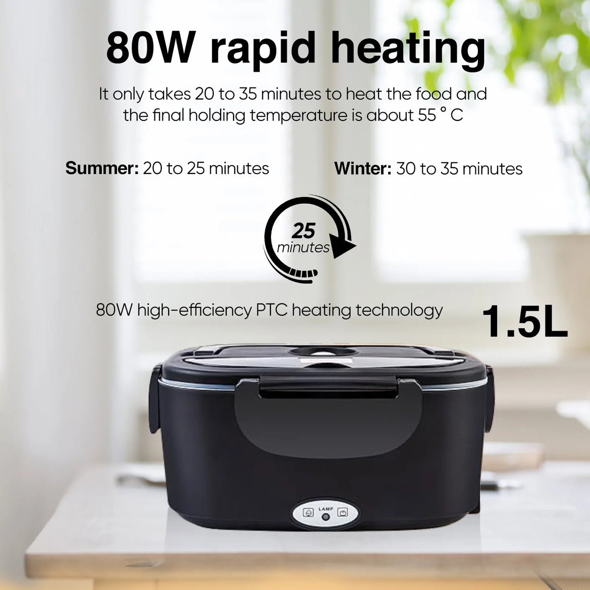 Elektrische Lunchbox 1,5 L