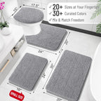 Weicher Chenille-Badematte