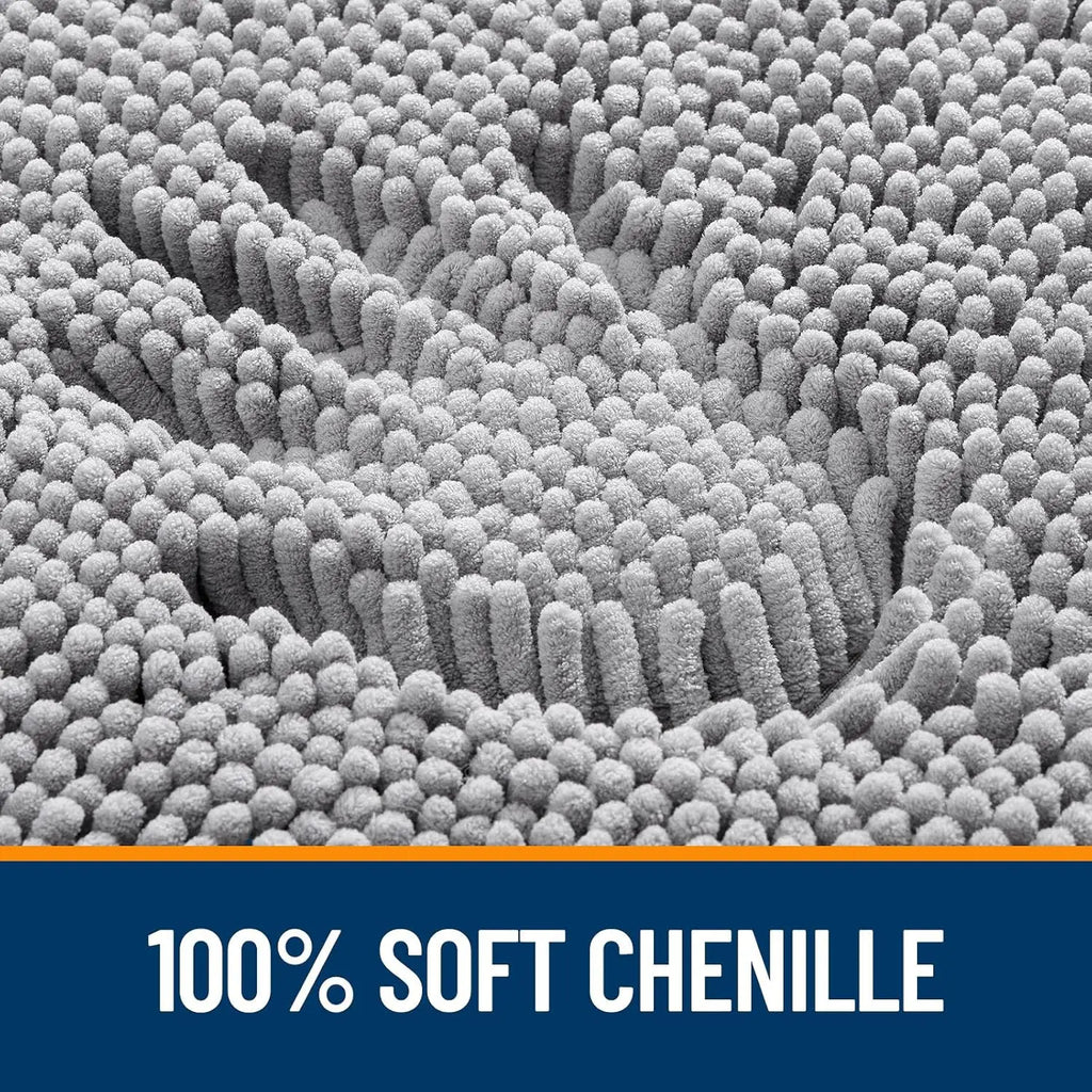 Weicher Chenille-Badematte