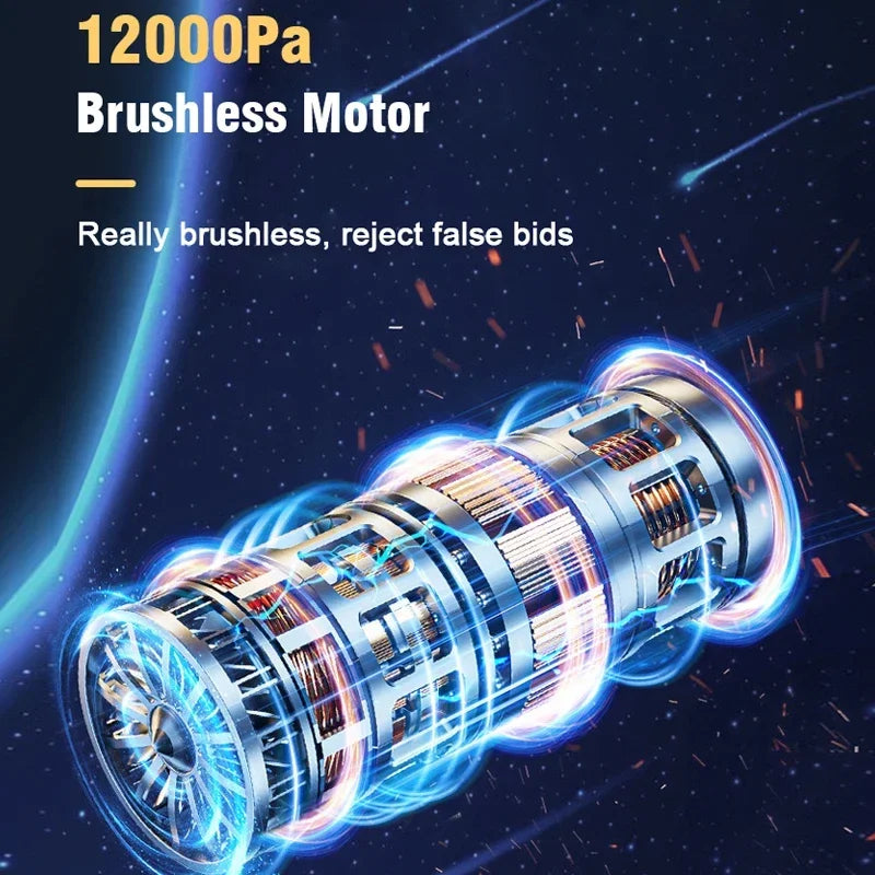 12000Pa Kabelloser Auto-Staubsauger